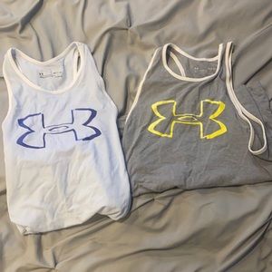 women’s small under armour tanks barely worn